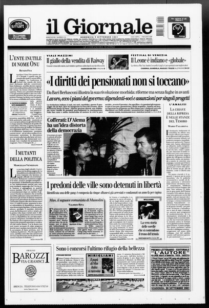 Il giornale : quotidiano del mattino